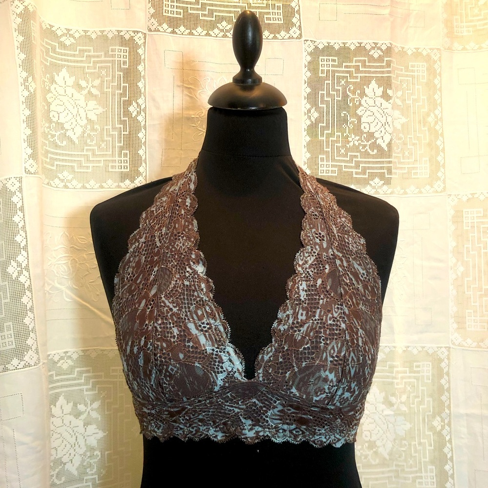 Intimately FP Lace Halter Bralette Size S